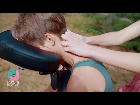 Meditative ASMR Chair Massage Techniques