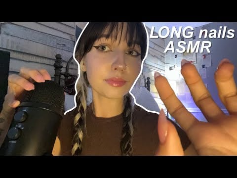 ASMR | Fast Long Nail Sounds For DEEP Sleep (Nail Scratching, Tapping, Clacking)