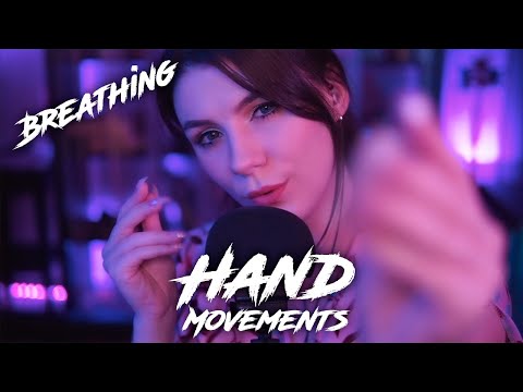 ASMR Breathing and Hand Movements, Visual Trigger 💎 No Talking, Zoom H8