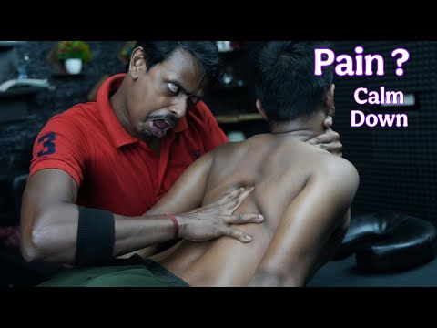 Extreme Back Pain Relief Massage | High Pressure ASMR Massage & Spine Crack For Better Sleep