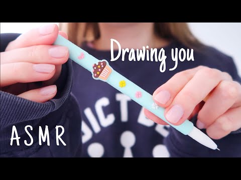 ASMR suomi - piirrän sinut ✏️ ASMR DRAWING YOU - 1 min asmr