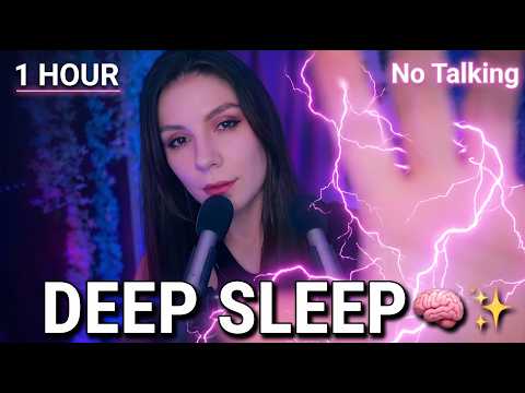 1 Hour ASMR Brain Melting 🧠 Tongue Fluttering, Hand Sounds, Ear Massage & More (No Talking)