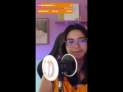 asmr AO VIVO te fazendo dormir rapidinho