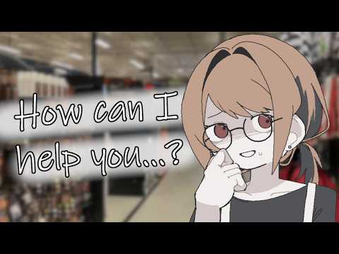 Exhausted Seasonal Worker Helps You At The Halloween Store (ASMR Roleplay) [F4A]