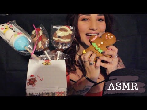 ASMR FRANÇAIS : DÉGUSTATION DE NOËL - Mukbang (Eating Sounds)