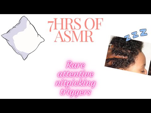 7HRS of the Most Attentive NITPICKING ASMR  | Rare Triggers For Sleep 😴 | Compilation.