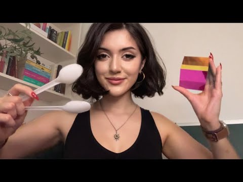 ASMR for instant tingles tonight (eating ur face, spoolie, color cube!)