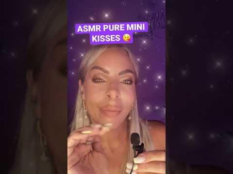 ASMR PURE MINI KISSES In Under 1 Minute 😘#shorts #asmr