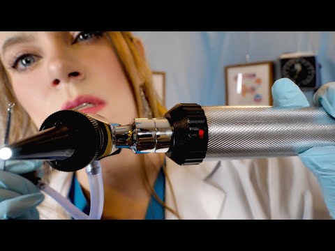 ASMR Hospital 👂Unclogging Your Ears👂 | Ear Cleaning | Hearing Test