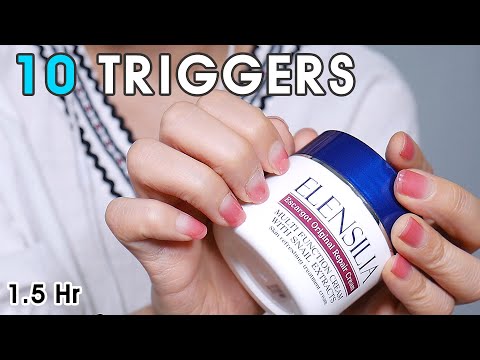 ASMR Brain Melting 10 Triggers for Tingle Immunity | 1.5 Hours (No Talking)