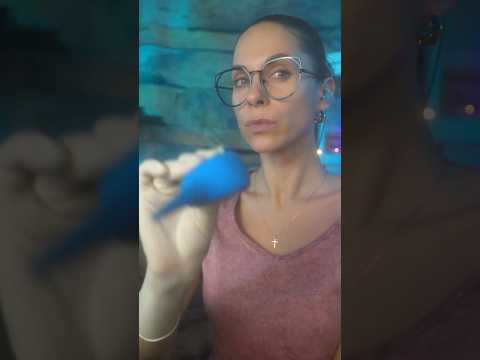 FAST AND AGGRESSIVE medical exam #asmr #relax #shorts