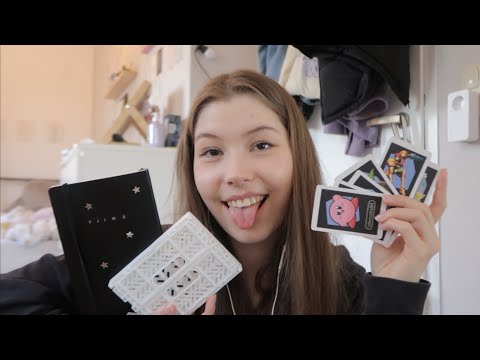 ASMR random trigger in my room ~ glass tapping, scratching, candy (german/deutsch) | emily asmr