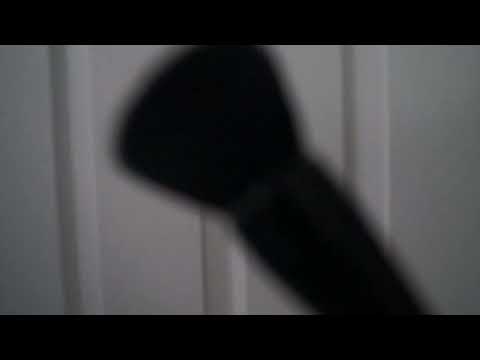 ASMR Brushing the camera (fast and aggressive)