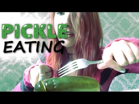 ASMR - PICKLE EATING ~ Crunchy, Juicy Eating Sounds! ~