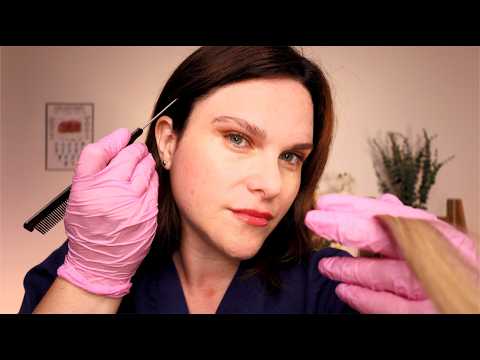 ASMR Hair & Scalp Check