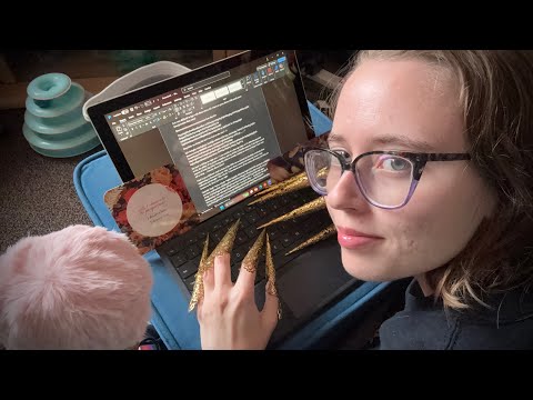 Keyboard Typing w/ CLAWS! ASMR | No Talking