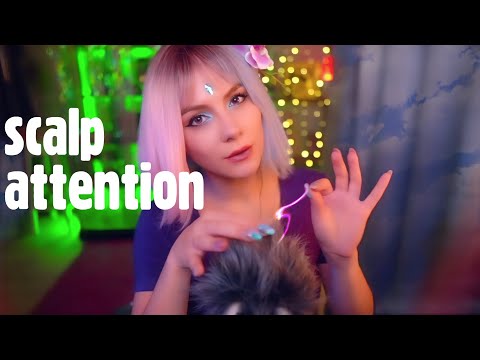ASMR Scalp Massage and Pull and Flick 💎 Whisper, Rode Nt5