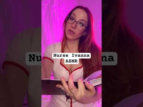 Want a full video ? #nurseroleplay #asmr #nurseasmr #tapping #clicking