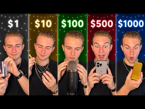 ASMR but the triggers get more expensive