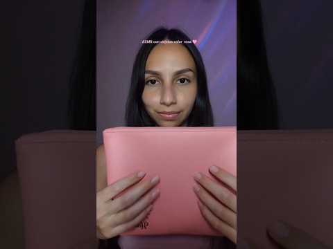 ASMR solo con objetos color rosa 🩷