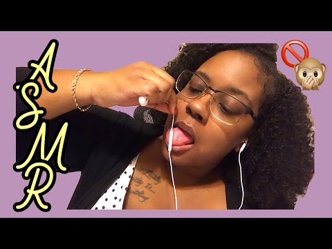 ASMR Mic Licking & Nibbling 👅💦  | No Talking | Lite Shirt Scratching 💅🏾👚