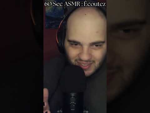 60 sec ASMR : Écoutez  #asmr #asmrfr