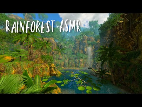 ASMR | The Most Relaxing Walk in the Rainforest 🌦️ | Ear to ear whispering + jungle ambience