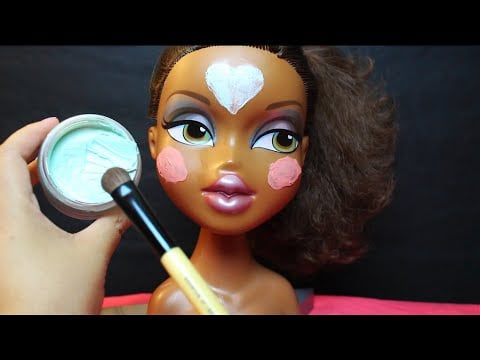 ASMR| Doll Head Face Mapping for RELAXATION & SLEEP