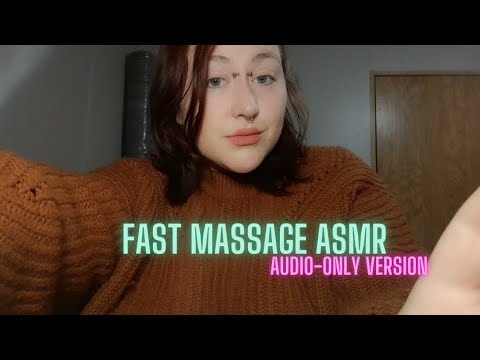 ASMR Fast and Aggressive Massage 🖤 💤 Face, Neck, Arms and Shoulder Massage