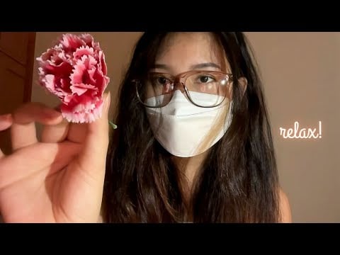 ASMR | Touching Your Face To Help You sleep ~ Soft Spoken 🌷