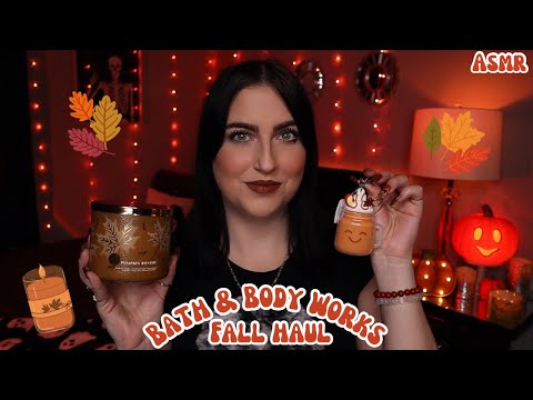 ASMR | Bath & Body Works Fall Haul 🍁 (Candles & Other Goodies)