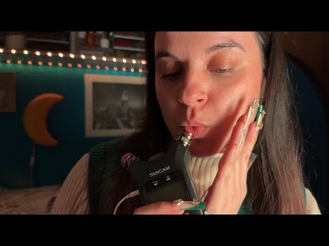 ASMR susurros y sonidos de oído a oído con Tascam ♡