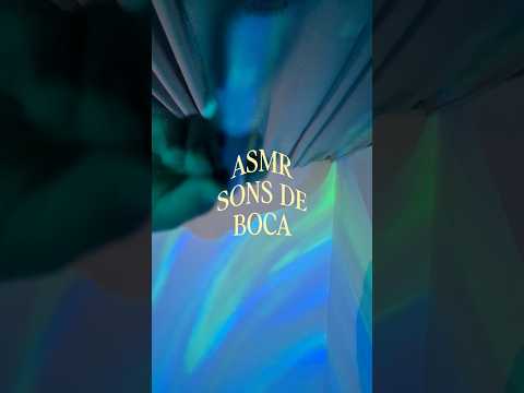 ASMR sons de boca + pincel e mãos na tela | #asmrcaseiro #relaxingsounds