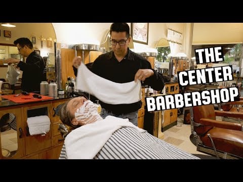 💈 Classic Hot Lather Shave at Santa Fe's Oldest Traditional Barbershop | The Center Barbershop