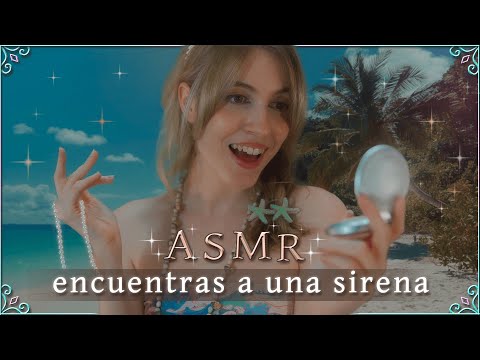 ASMR 🐬 POV Te encuentras una SIRENA en la playa 🏝️💖 RP