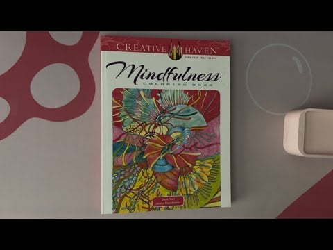 ASMR Tapping On A Mindfulness Coloring Book | No Talking
