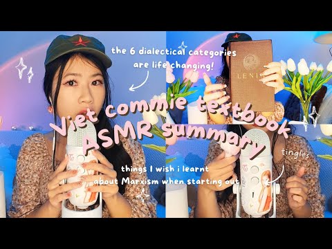 ASMR Learn dialectical materialism like a Viet pro 🇻🇳 | tapping, mic scratching BOOK SUMMARY