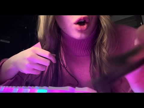lofi asmr & a little chaotic / relax with me! / scratching, gripping, tapping on my keyboard 🧊