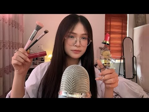 Honq•Asmr|| Makeup cho bạn đi chơi