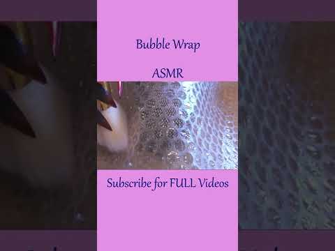 ASMR Bubble Wrap over Mic ❤️ Relaxing Sounds #shorts