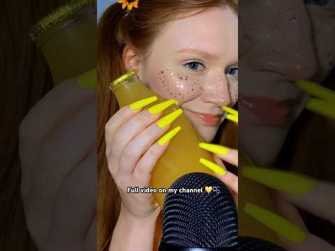 Juice ASMR🧃 #asmr #asmrtapping #longnails #asmrsounds #relax ￼