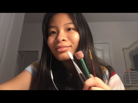 ASMR Stippling the Microphone (and repeating “stipple”) [Custom]