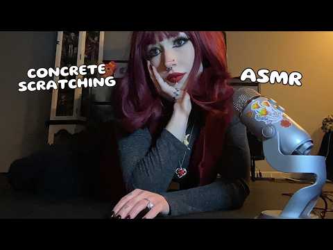 ASMR Concrete Scratching and Tapping