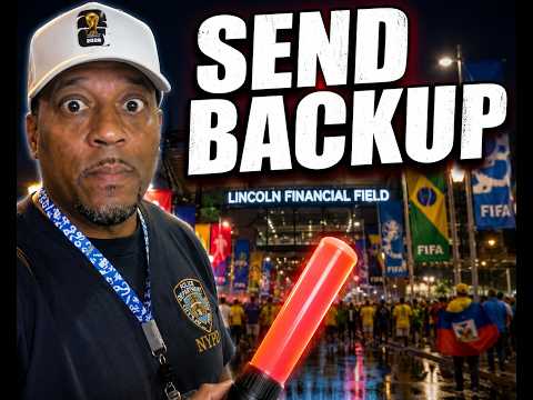 ASMR NYPD Crowd Control in Philly: FIFA 2026 Brazil vs Haiti (English & Spanish)