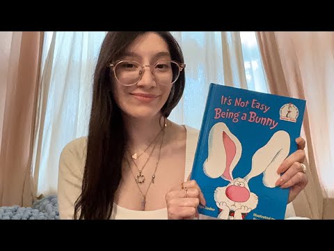 ASMR Close Up Book Reading 🐰