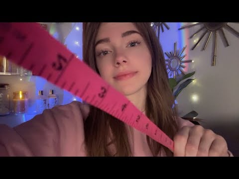 ASMR Measuring and Sketching You📏✨| Inaudible Ear-To-Ear Whispers For Sleep
