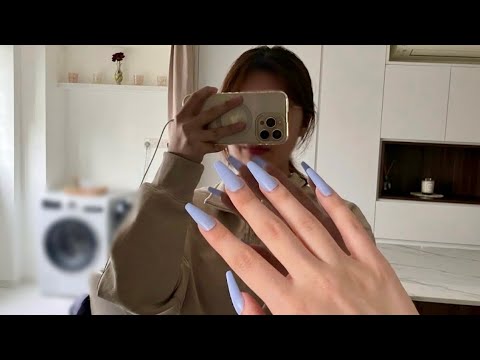 [ASMR] Build up long nails tapping around/ lots of shoe tapping (no talking)