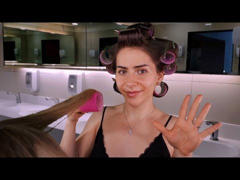 ASMR 5€ Makeover auf dem Schulklo | Roleplay