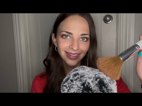ASMR | Mic Brushing & Tongue Clicking To Help You Relax ❤️