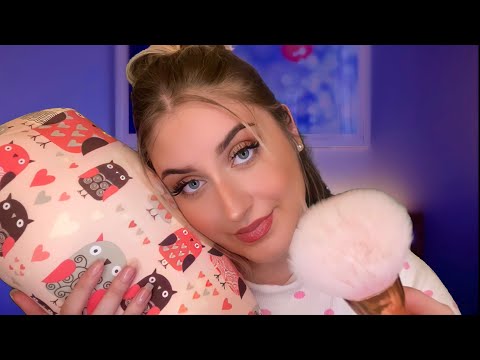 ASMR deutsch Ich bringe dich ins Bett mit ganz viel Personal Attention [Face Attention, Brushing] 😴